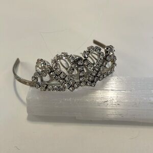 Rhinestone Hair Mini Tiara Barrette Comb Crown